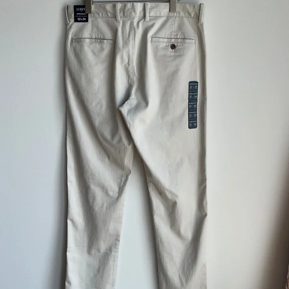 Mens NWT J. Crew Factory Stone Straight-fit flex chino pant SZ 32X34 - Picture 4 of 6